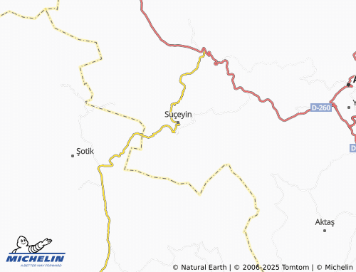 MICHELIN Yeşilyayla map - ViaMichelin