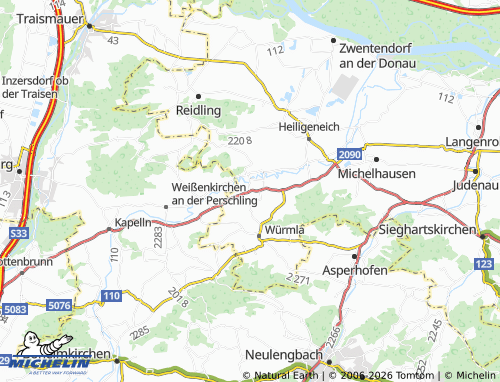 Mappa MICHELIN Diendorf - ViaMichelin