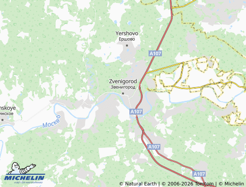 Carte MICHELIN Zvenigorod - ViaMichelin