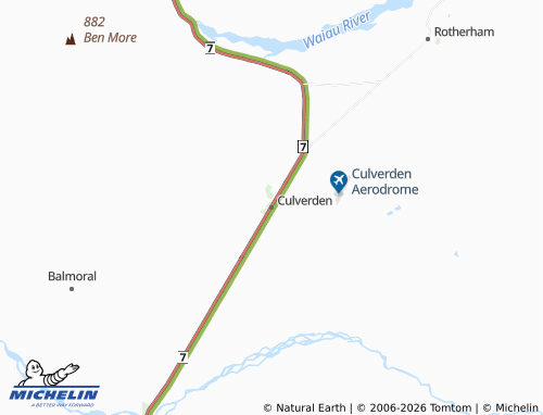 Mapa MICHELIN Culverden - ViaMichelin