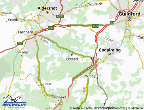 Mappa MICHELIN Elstead - ViaMichelin