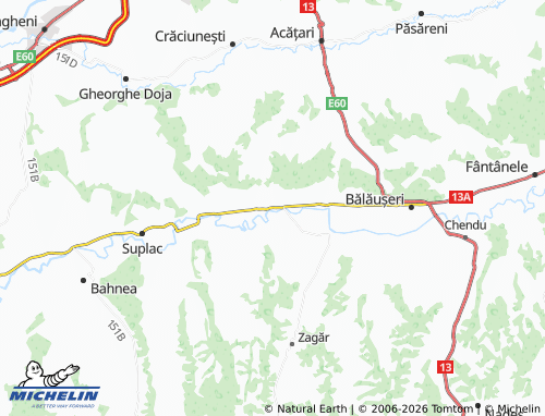 Mappa MICHELIN Coroisânmărtin - ViaMichelin