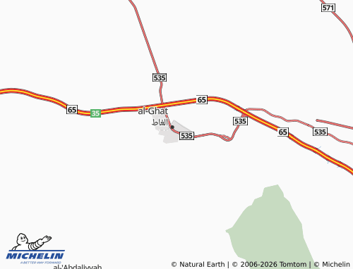 MICHELIN-Landkarte al-Ghadeer - ViaMichelin