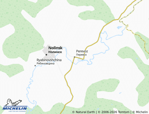 MICHELIN-Landkarte Perevoz - ViaMichelin