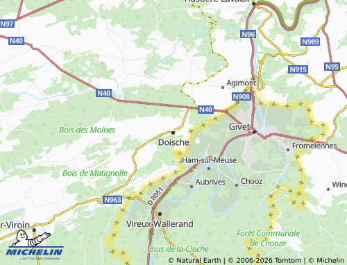 Mappa MICHELIN Doische - ViaMichelin