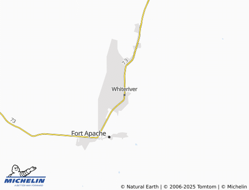 MICHELIN-Landkarte Whiteriver - ViaMichelin