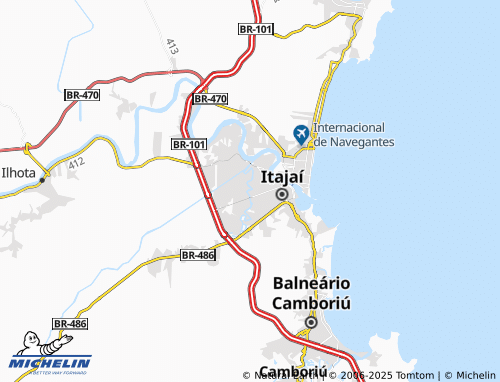 MICHELIN São João map - ViaMichelin