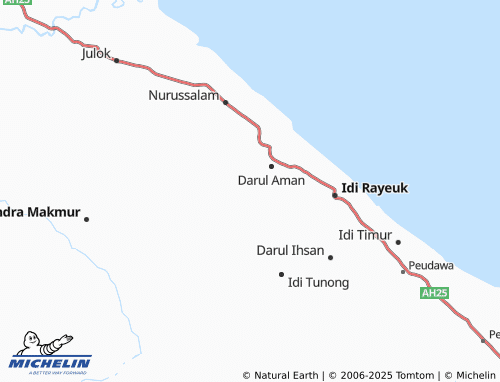 MICHELIN Buket Rumia map - ViaMichelin