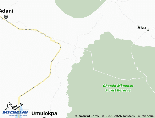 Mappa MICHELIN Okpatu - ViaMichelin
