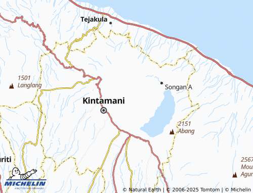 MICHELIN Batur Selatan map - ViaMichelin