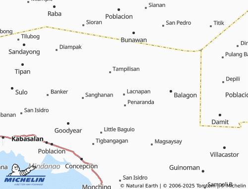MICHELIN Lacnapan map - ViaMichelin