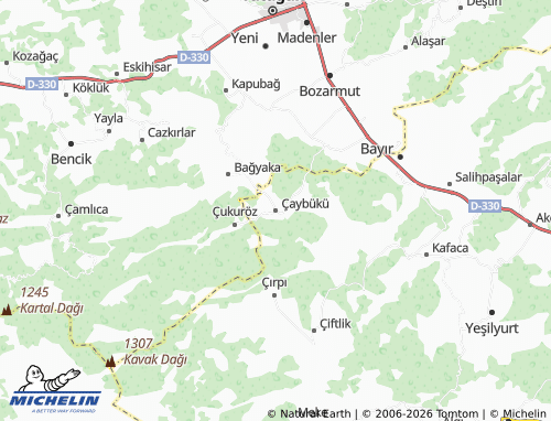 Mapa MICHELIN Çaybükü - ViaMichelin