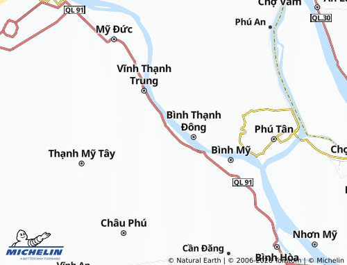 Mapa MICHELIN Châu Phú - ViaMichelin