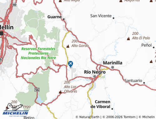 Mapa MICHELIN El Carmín - ViaMichelin
