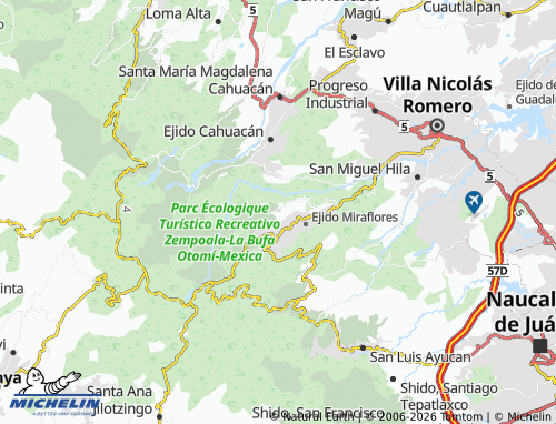 MICHELIN Transfiguración map - ViaMichelin