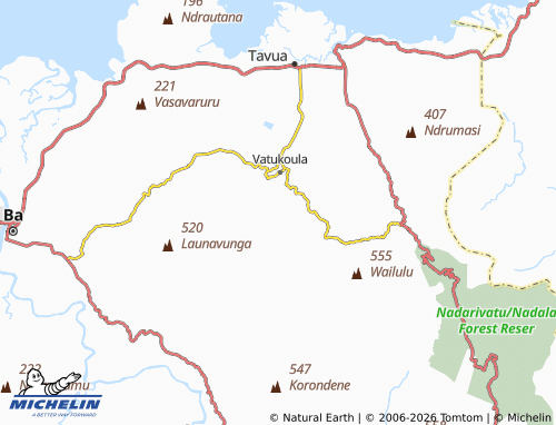 MICHELIN Nasomo map - ViaMichelin