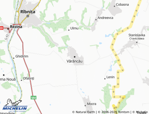 Carte MICHELIN Vărăncău - ViaMichelin