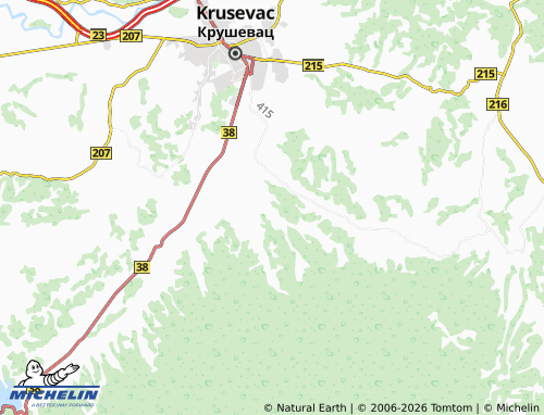 Carte MICHELIN Trmčare - ViaMichelin