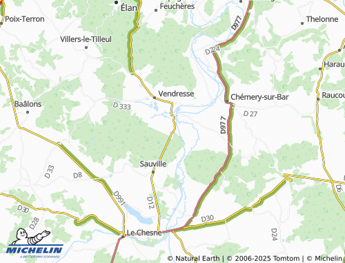 Carte MICHELIN La Cassine - ViaMichelin