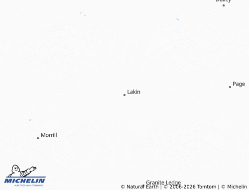 Mapa MICHELIN Lakin - ViaMichelin