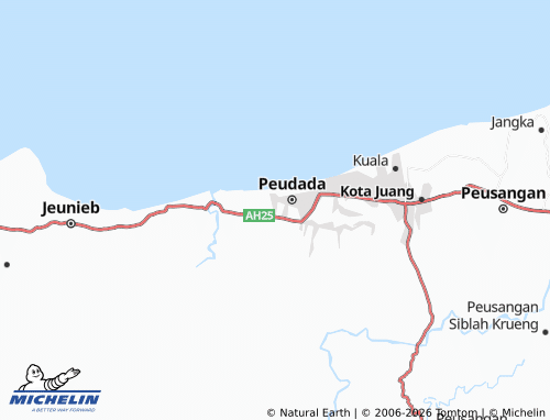 Mapa MICHELIN Blang Glumpang - ViaMichelin
