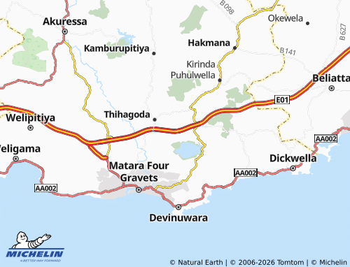 Carte MICHELIN Galbada - ViaMichelin