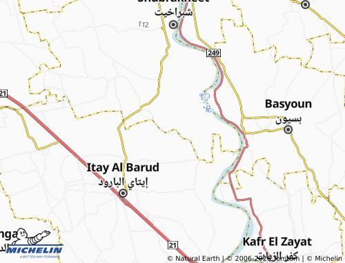 Mapa MICHELIN Mahallat Obayd - ViaMichelin