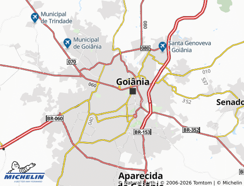 Mapa MICHELIN Setor Oeste - ViaMichelin