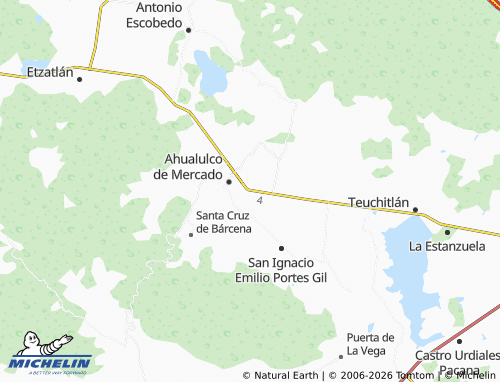 MICHELIN La Floresta map - ViaMichelin