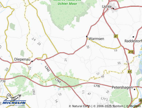 MICHELIN Bohnhorst map - ViaMichelin