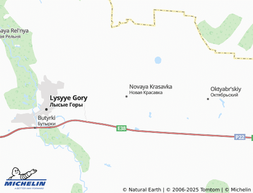 MICHELIN Novaya Krasavka map - ViaMichelin