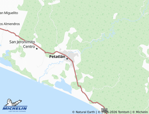 Mappa MICHELIN Benito Juárez Parte Alta - ViaMichelin