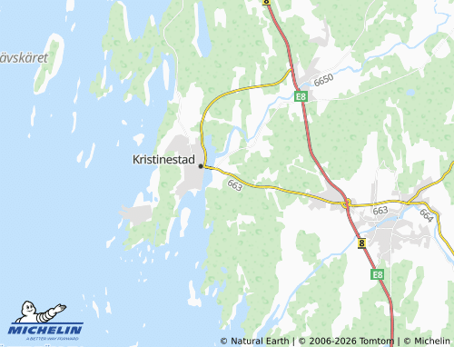MICHELIN-Landkarte Östra Sidan - ViaMichelin