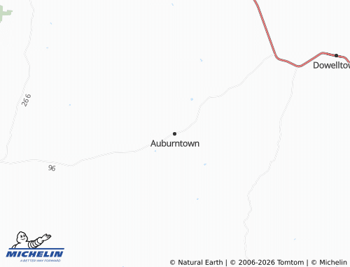 Mapa MICHELIN Auburntown - ViaMichelin