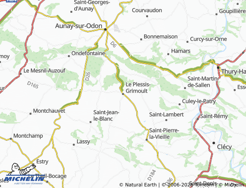 MICHELIN Le Plessis-Grimoult map - ViaMichelin