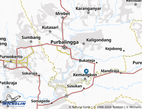 MICHELIN Kedung Menjangan map - ViaMichelin