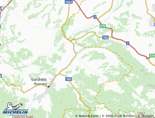 Mappa MICHELIN Dolno Ozirovo - ViaMichelin