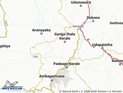 MICHELIN Yatapana map - ViaMichelin