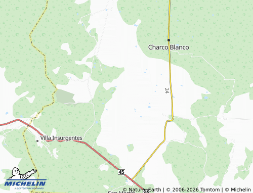 Mappa MICHELIN General Francisco Murguía - ViaMichelin