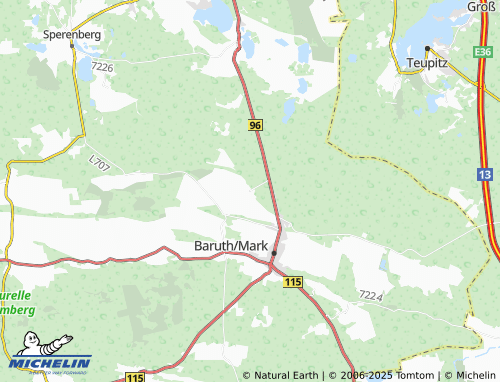 Mapa MICHELIN Mückendorf - ViaMichelin
