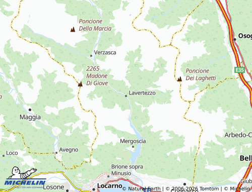 Mappa MICHELIN Lavertezzo - ViaMichelin