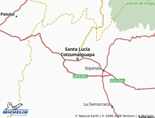Mappa MICHELIN Santa Lucía Cotzumalguapa - ViaMichelin