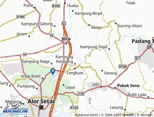 MICHELIN Kampung Banai map - ViaMichelin