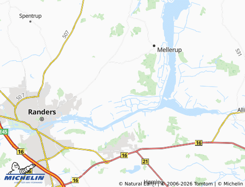 Mappa MICHELIN Albæk - ViaMichelin