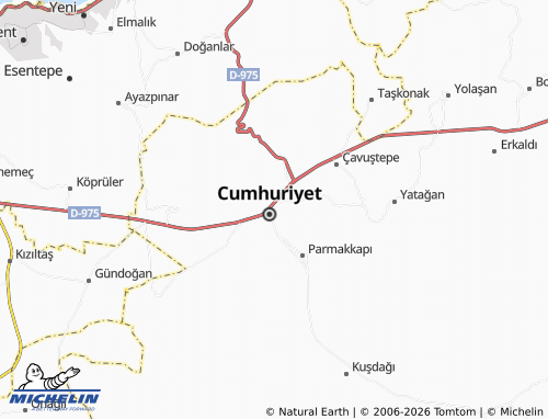 MICHELIN Akpınar map - ViaMichelin