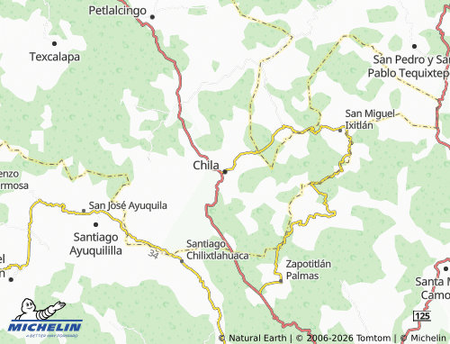 Mapa MICHELIN Chila - ViaMichelin