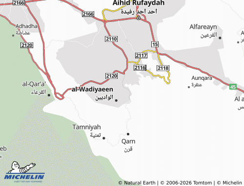 Carte MICHELIN al-Wafa' - ViaMichelin