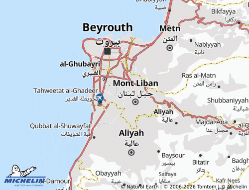 MICHELIN-Landkarte Hadath - ViaMichelin