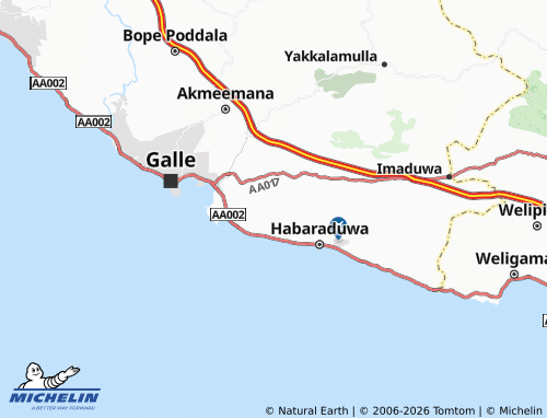 Mappa MICHELIN Dodampe - ViaMichelin