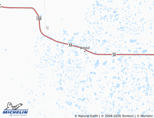 Carte MICHELIN Township of Bristol - ViaMichelin